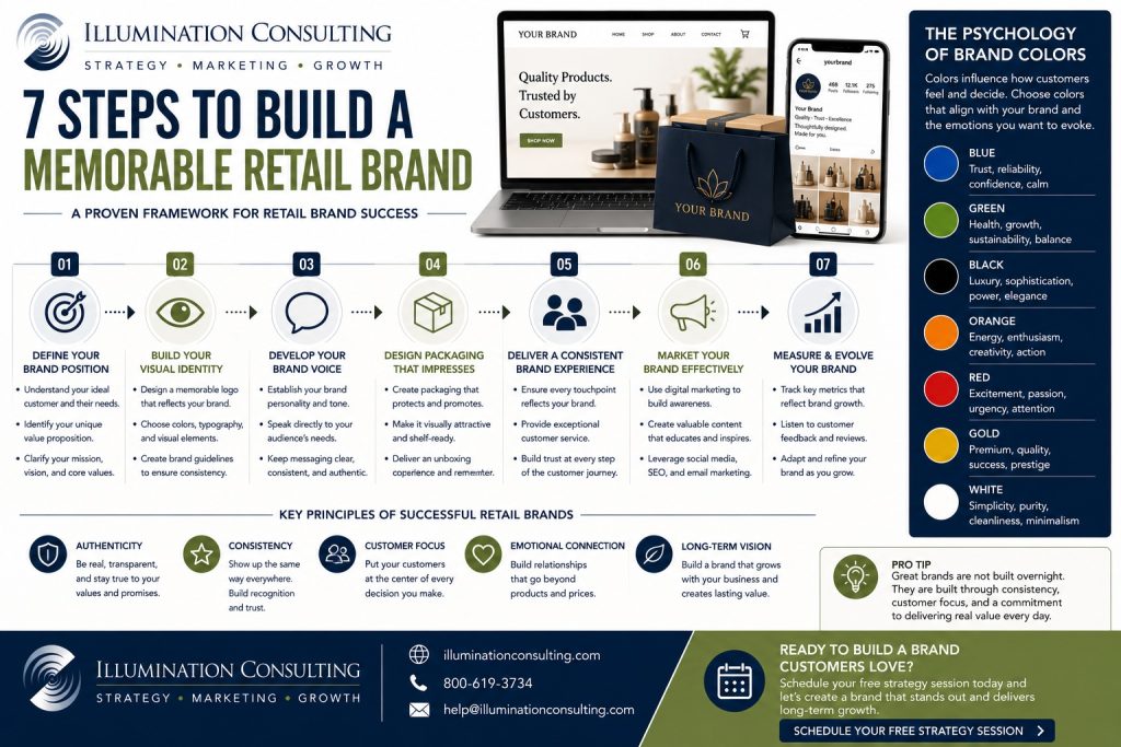 7 Steps To Build A Memorable Retail Brand 1024x683 7 Steps to Build A Memorable Retail Brand