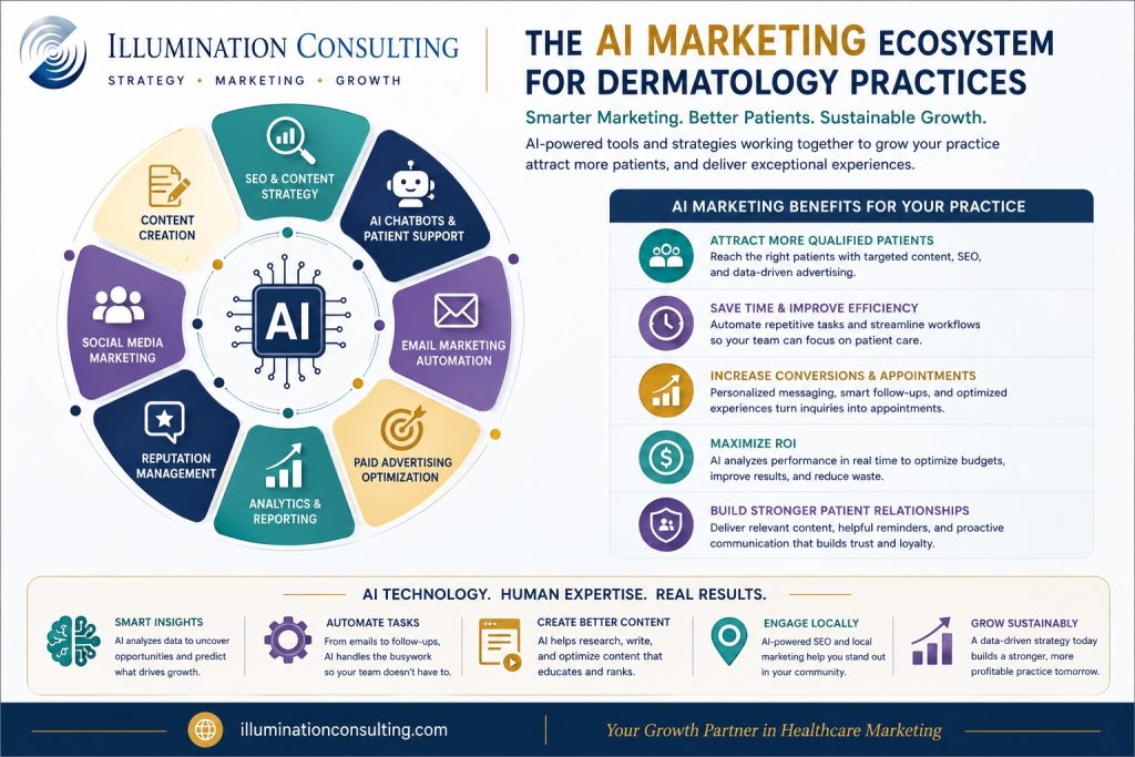 AI Marketing Ecosystem for Dermatology Practices