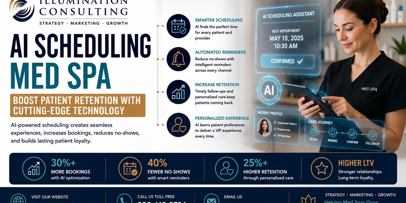 AI Scheduling Med Spa Boost Patient Retention with Cutting-Edge Technology