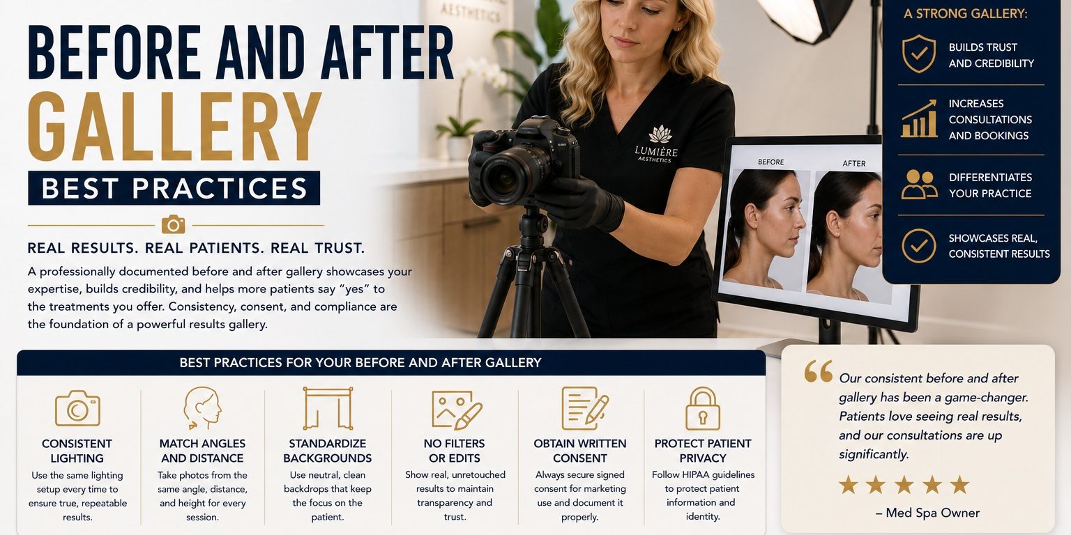 An effective before and after gallery works best as part of a coordinated strategy An effective before and after gallery works best as part of a coordinated strategy