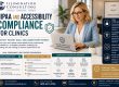 Any clinic website that collects patient information must satisfy HIPAA Security Rule requirements under 45