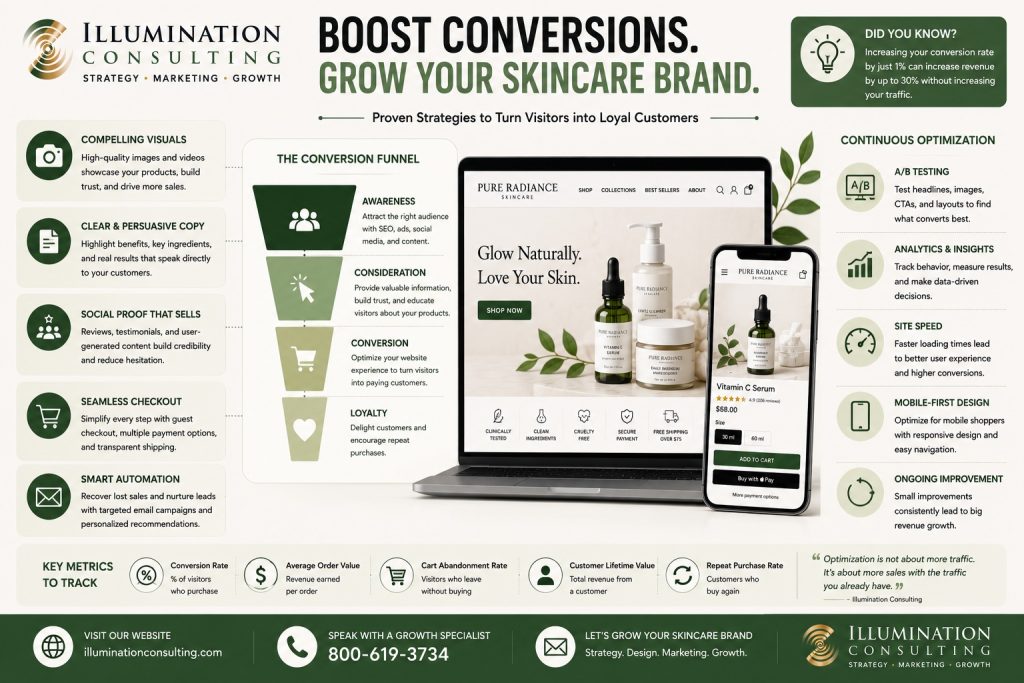 Boost Conversion. Grow Your Skincare Brand