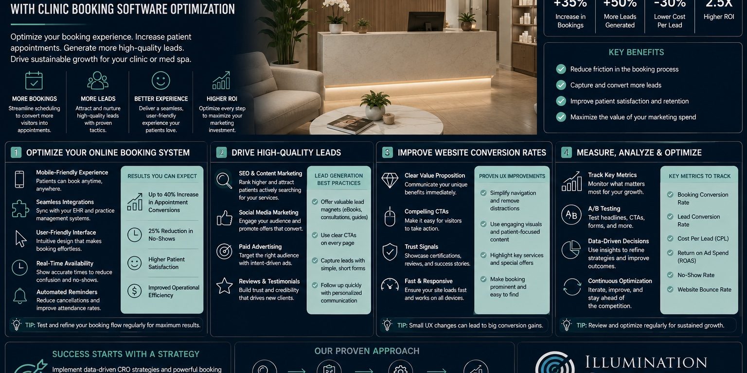CRO Strategies to Improve Bookings and Leads