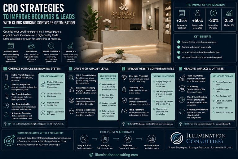 CRO Strategies to Improve Bookings and Leads