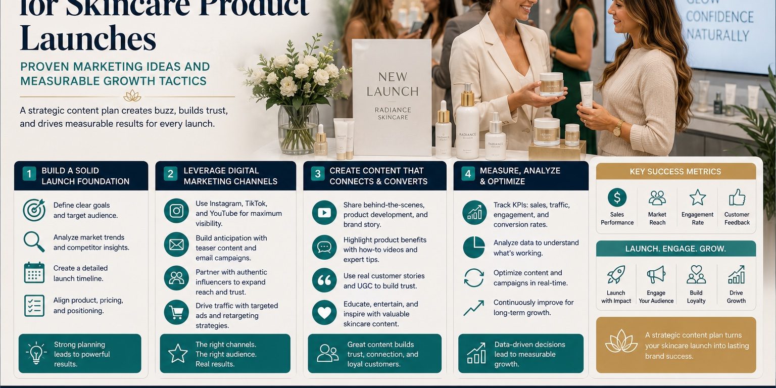 Content Plan for Skincare Product Launches Content Plan for Skincare Product Launches