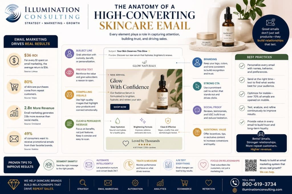 Creating High Converting Skincare Email Campaigns