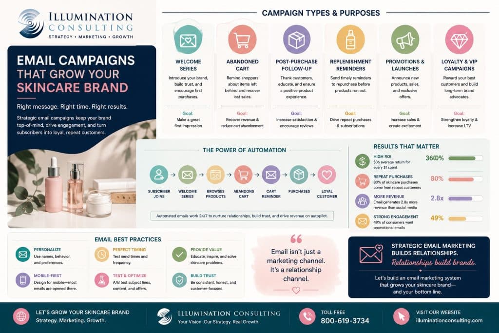 Email Campaigns that Grow Your Skincare Brand