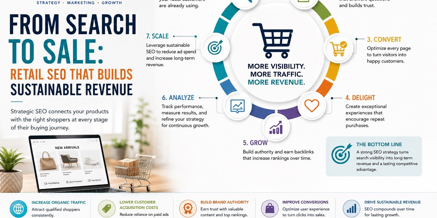 From Search to Sale Retail SEO That Builds Revenue From Search to Sale Retail SEO That Builds Revenue