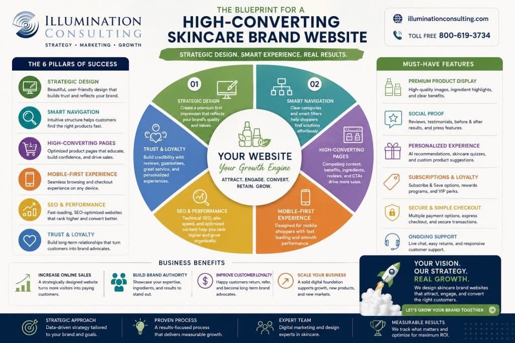 High-Converting Skincare Brand Websites