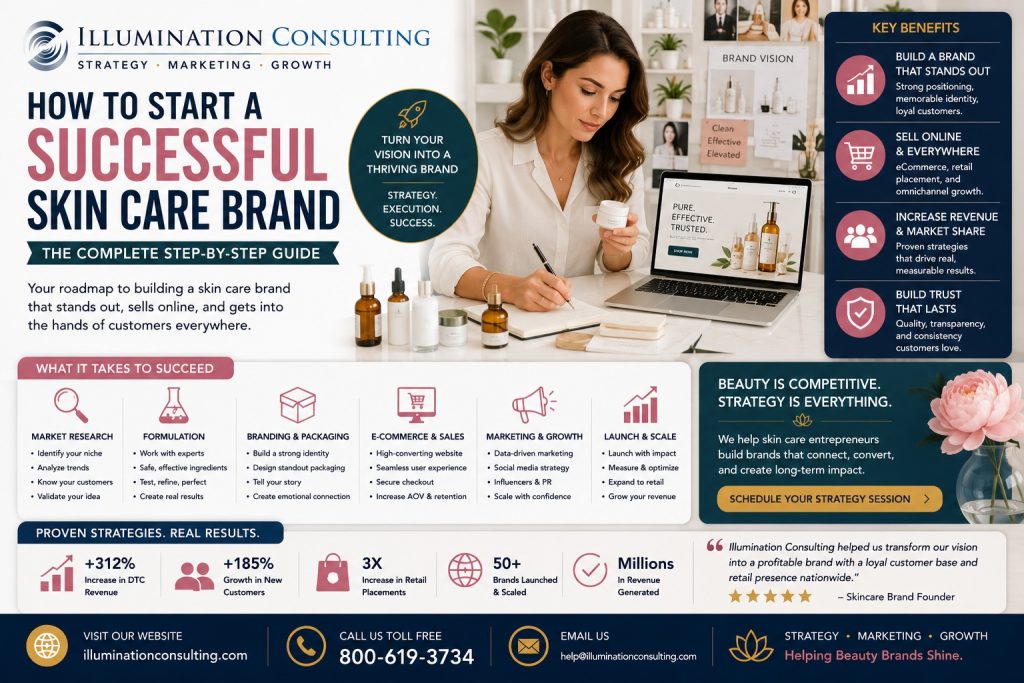 How to Start a Skincare Product Line and Brand