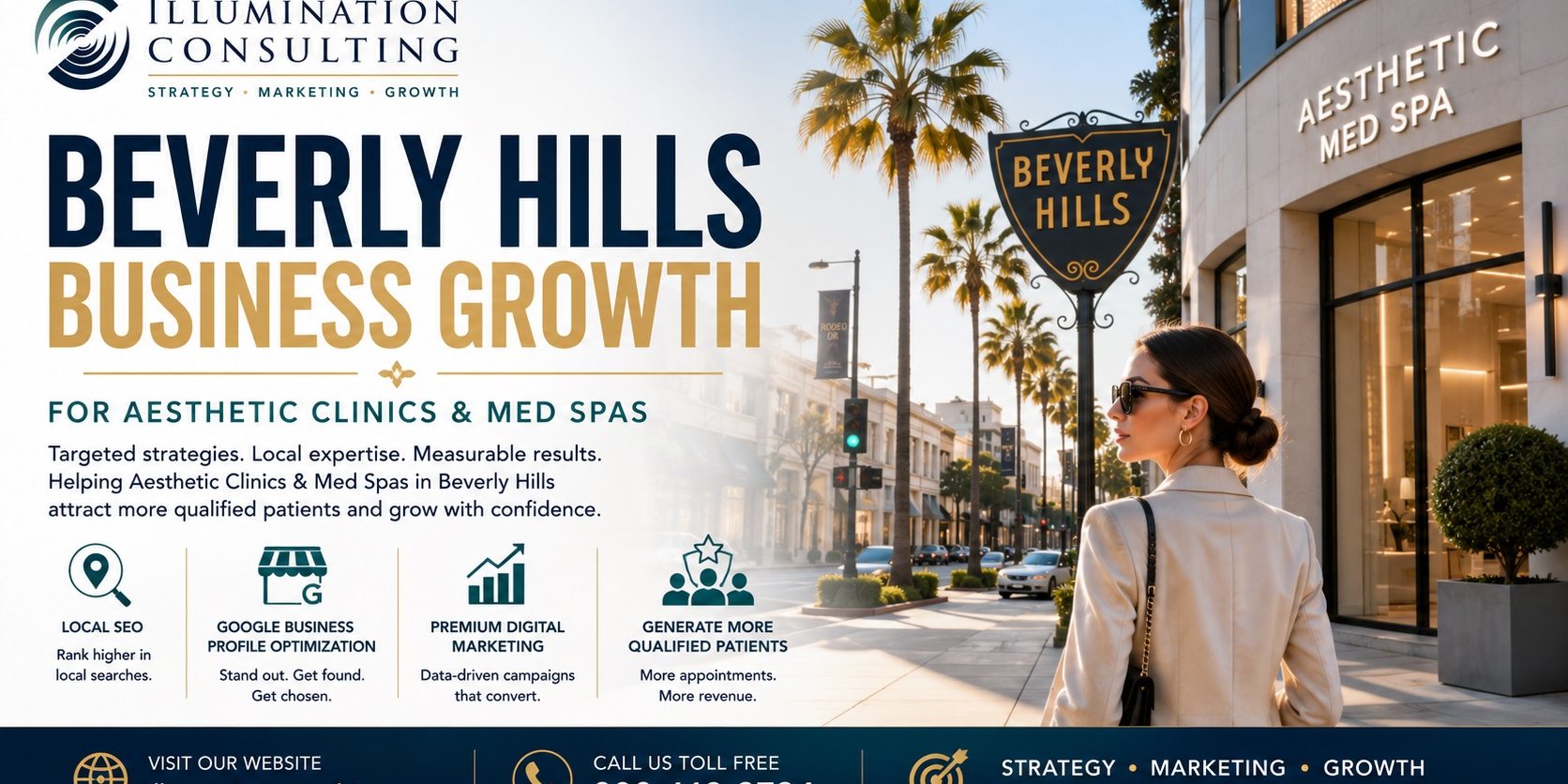 Illumination Consulting operates from Beverly Hills, positioning it to understand the local competitive landscape directly