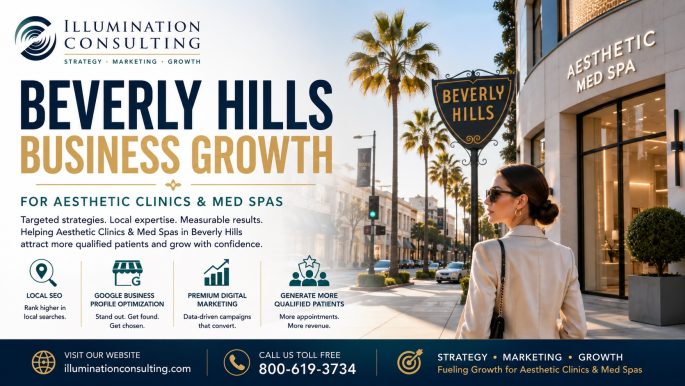 Illumination Consulting operates from Beverly Hills, positioning it to understand the local competitive landscape directly