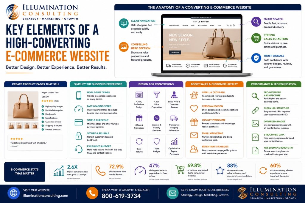Key Elements of a High Converting E-Commerce Website