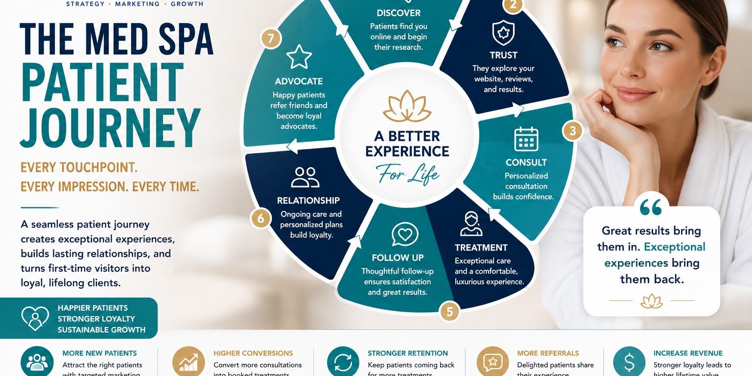 Med Spa Patient Journey Turn Visitors into Loyal Clients Med Spa Patient Journey Turn Visitors into Loyal Clients