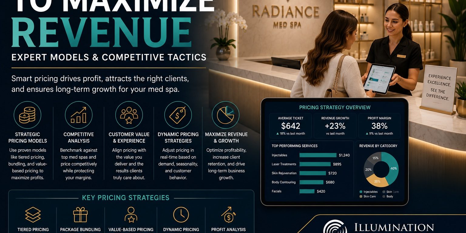 Med Spa Pricing Strategy to Maximize Revenue Med Spa Pricing Strategy to Maximize Revenue