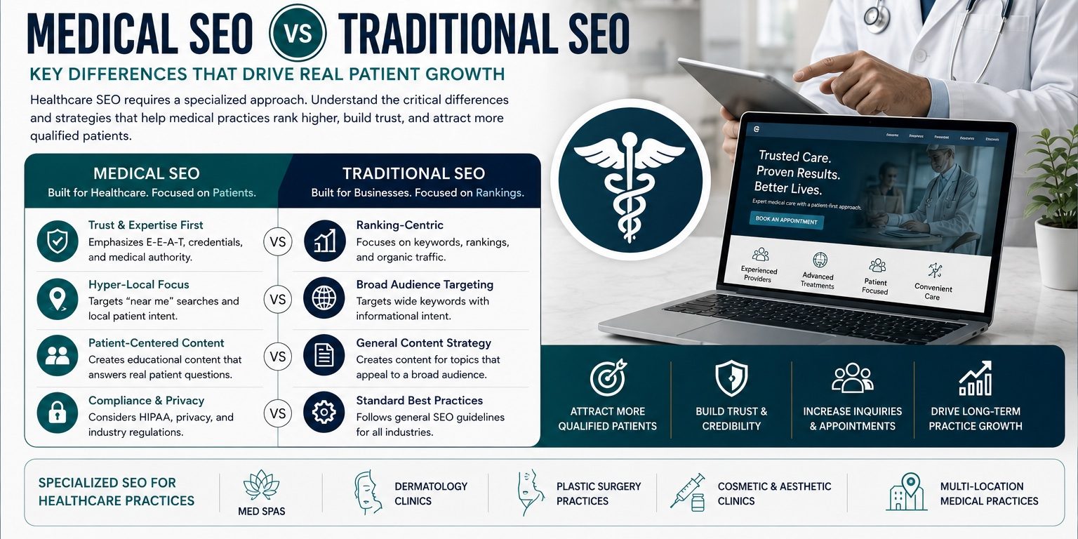 Medical SEO vs Traditional SEO