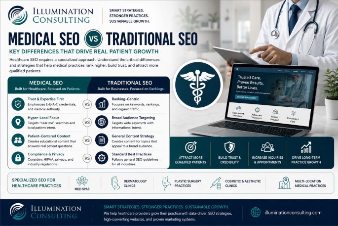 Medical SEO vs Traditional SEO Medical SEO vs Traditional SEO