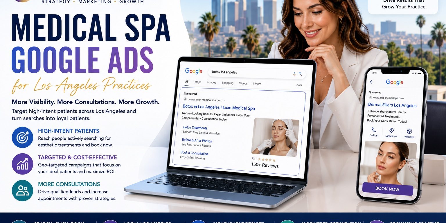 Medical Spa Google Ads for Los Angeles Practices Medical Spa Google Ads for Los Angeles Practices