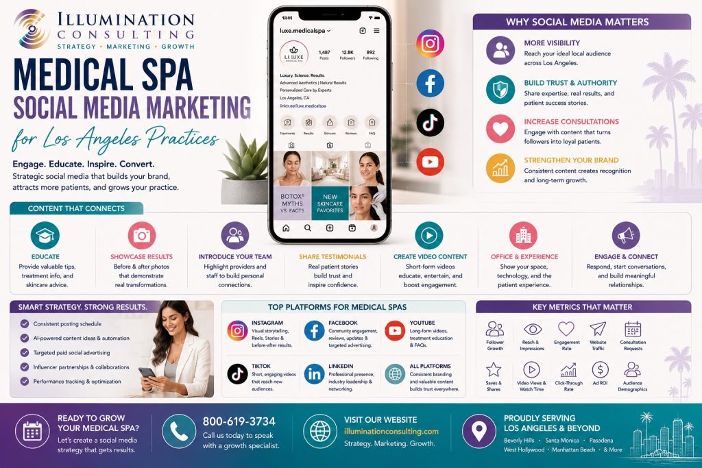 Medical Spa Social Media Marketing for Los Angeles