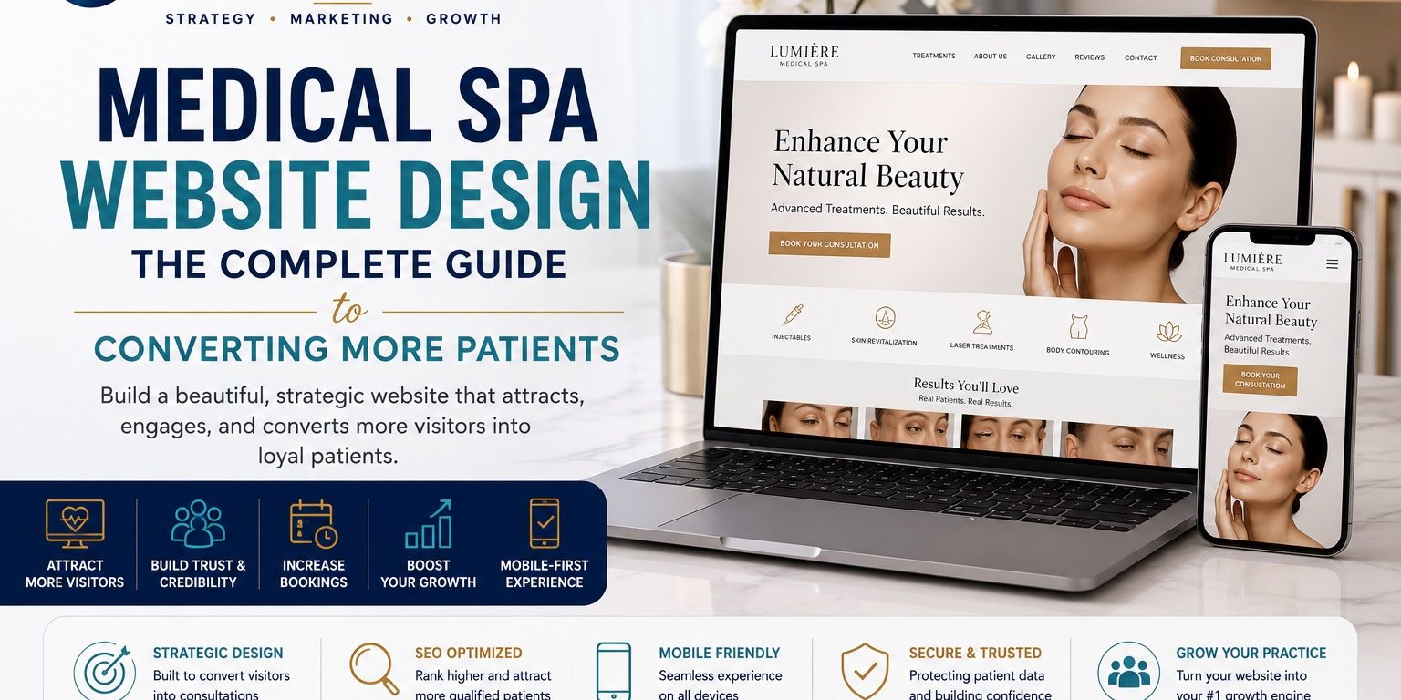 Medical Spa Website Design The Complete Guide to Converting More Patients Medical Spa Website Design The Complete Guide to Converting More Patients