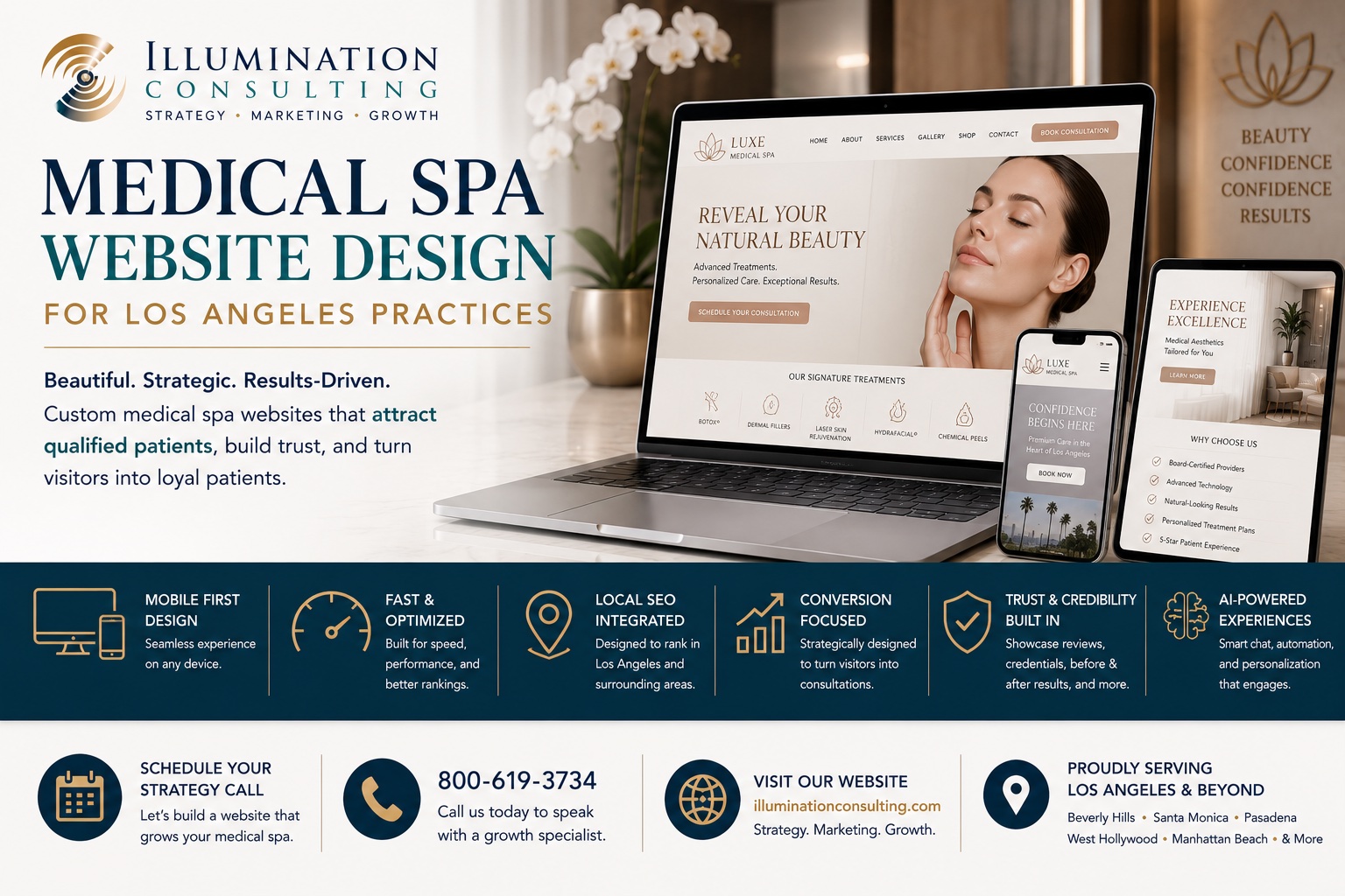 Medical Spa Website Design for Los Angeles Practices Medical Spa Website Design for Los Angeles Practices