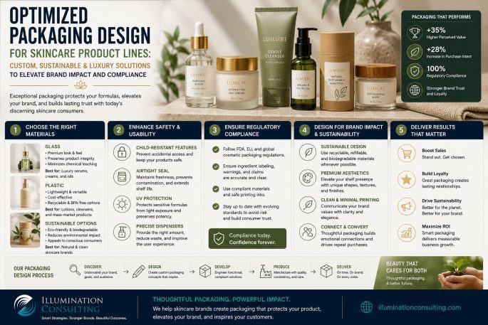 Packaging Design for Skincare Product Lines