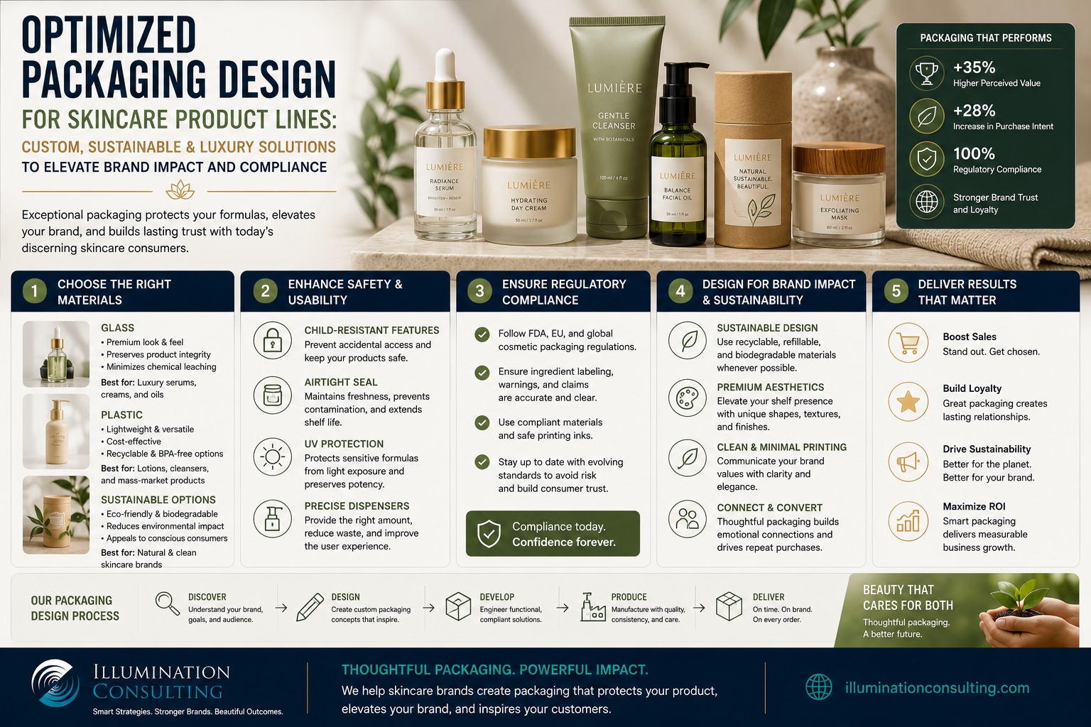 Packaging Design for Skincare Product Lines