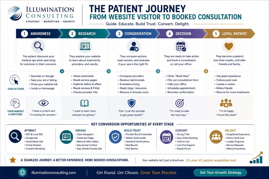 Patient Journey From Website Visitor To Patient 1024x683 Patient Journey from Website Visitor to Patient