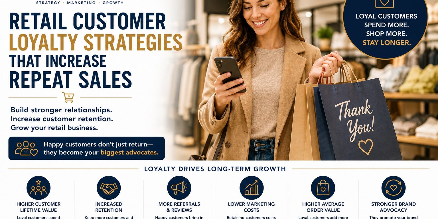 Retail Customer Loyalty Strategies That Increase Repeat Sales Retail Customer Loyalty Strategies That Increase Repeat Sales