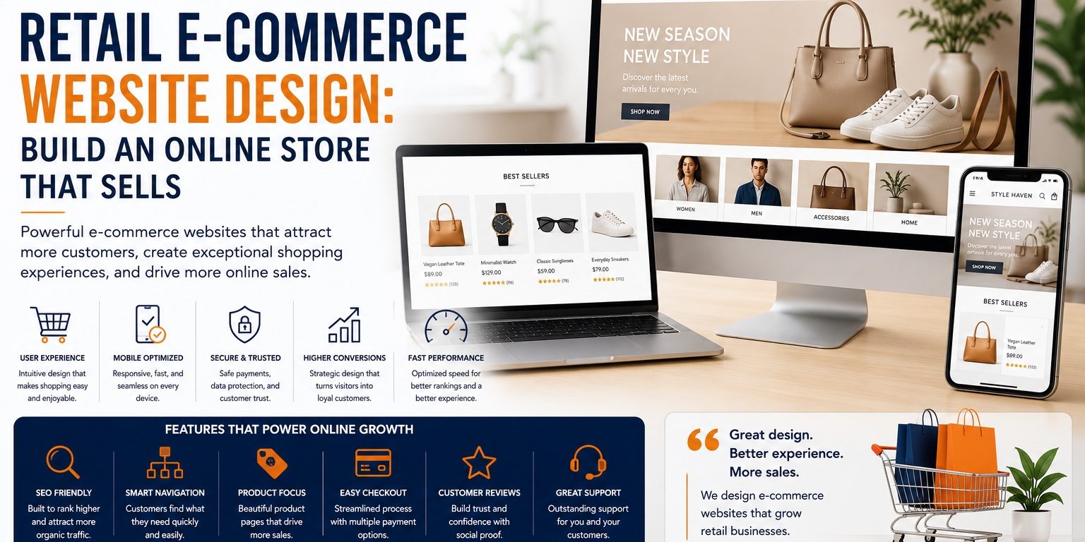 Retail E-Commerce Website Design Build an Online Store That Sells