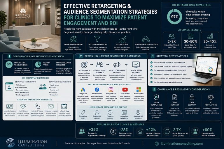 Retargeting and Audience Segmentation for Clinics
