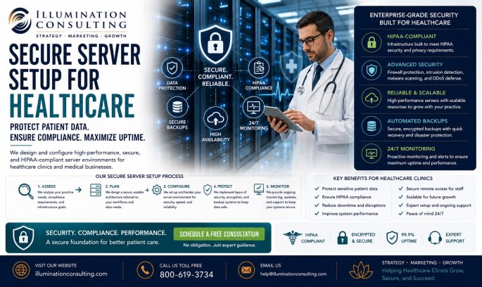 Secure Server Setup Healthcare