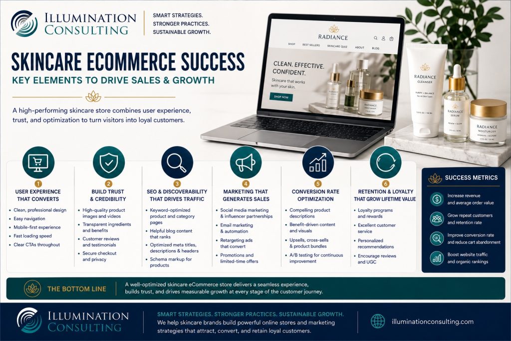 Skincare Ecommerce Success By Illumination Consulting 1024x683 Skincare Ecommerce Success By Illumination Consulting