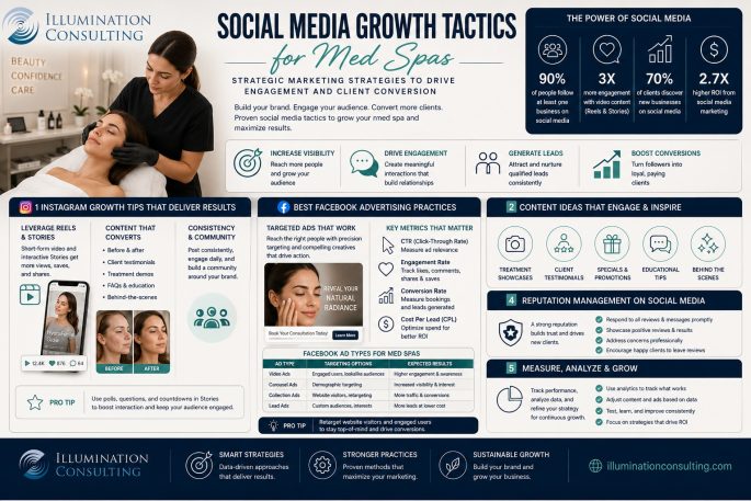 Social Media Growth Tactics for Med Spas Social Media Growth Tactics for Med Spas