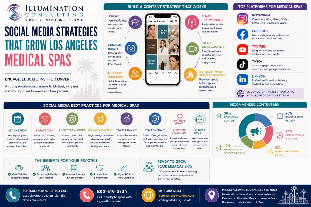 Social Media Strategies that Grow Los Angeles Medical Spas