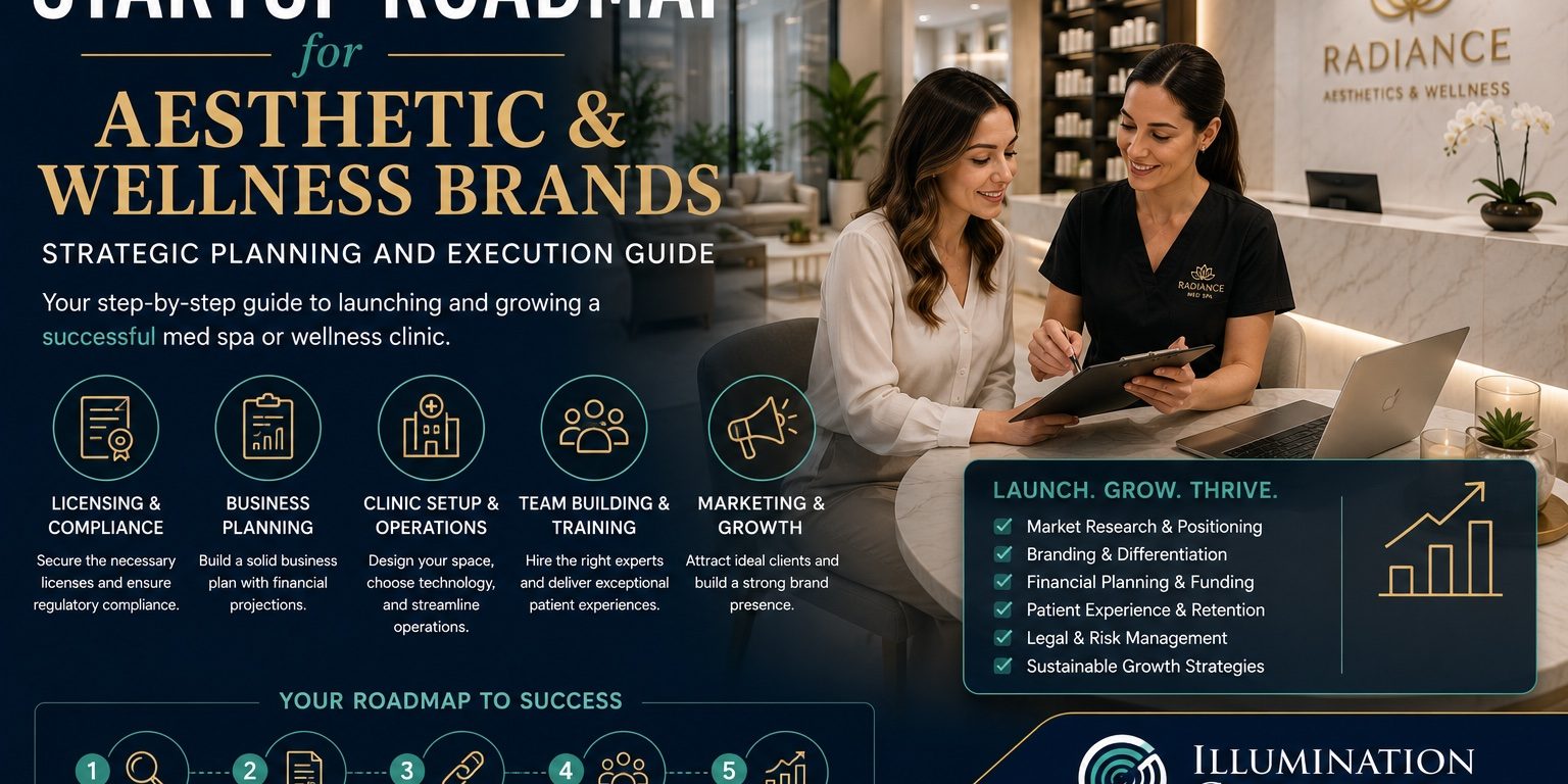 Startup Roadmap for Aesthetic & Wellness Brands Startup Roadmap for Aesthetic & Wellness Brands