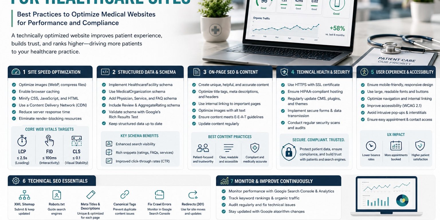 Technical SEO Checklist for Healthcare Sites Technical SEO Checklist for Healthcare Sites