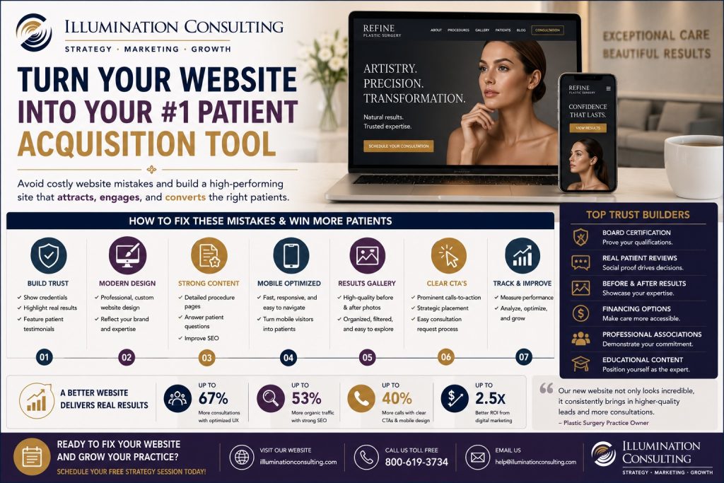 Turn Your Plastic Surgery Clinic Website into a Patient Acquisition Tool