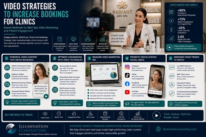 Video Strategies to Increase Bookings for Clinics