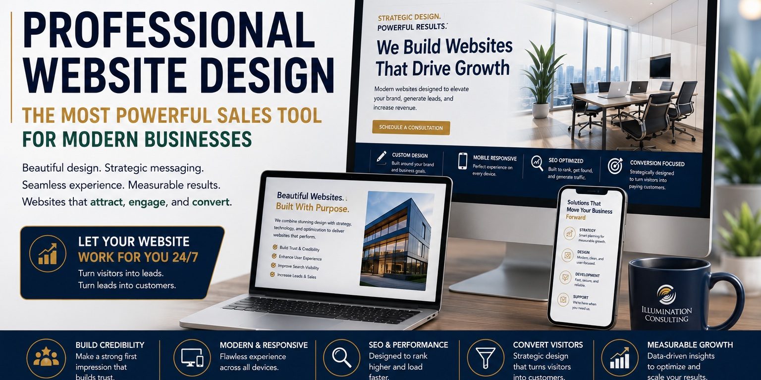 Why Professional Website Design Is Still the Most Powerful Sales Tool for Modern Businesses