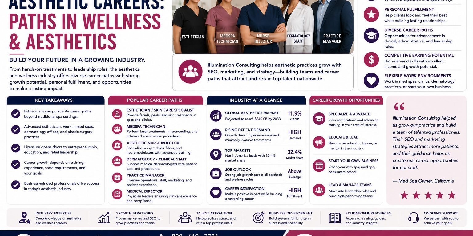 Aesthetic Careers Paths in Wellness in Aesthetics And Wellness Aesthetic Careers Paths in Wellness in Aesthetics And Wellness