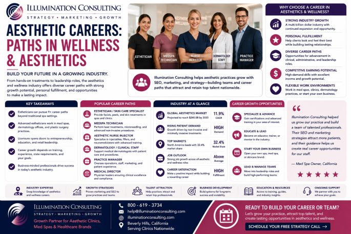 Aesthetic Careers Paths in Wellness in Aesthetics And Wellness