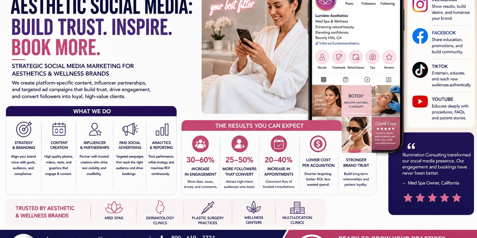 Aesthetic Social Media Aesthetic Clinics & Med Spas