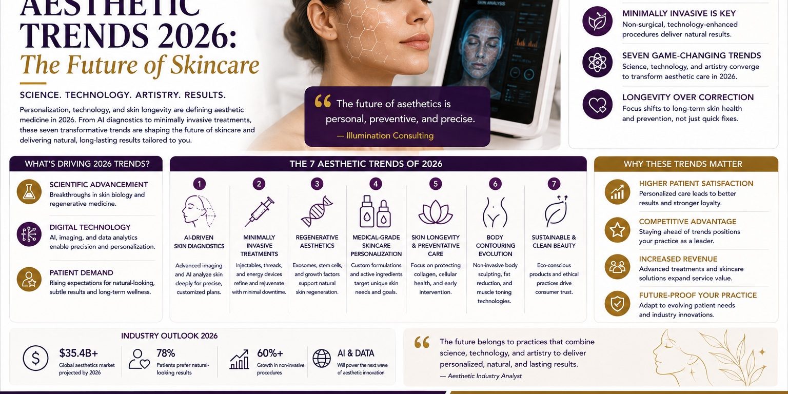 Aesthetic Trends 2026 The Future of Skincare