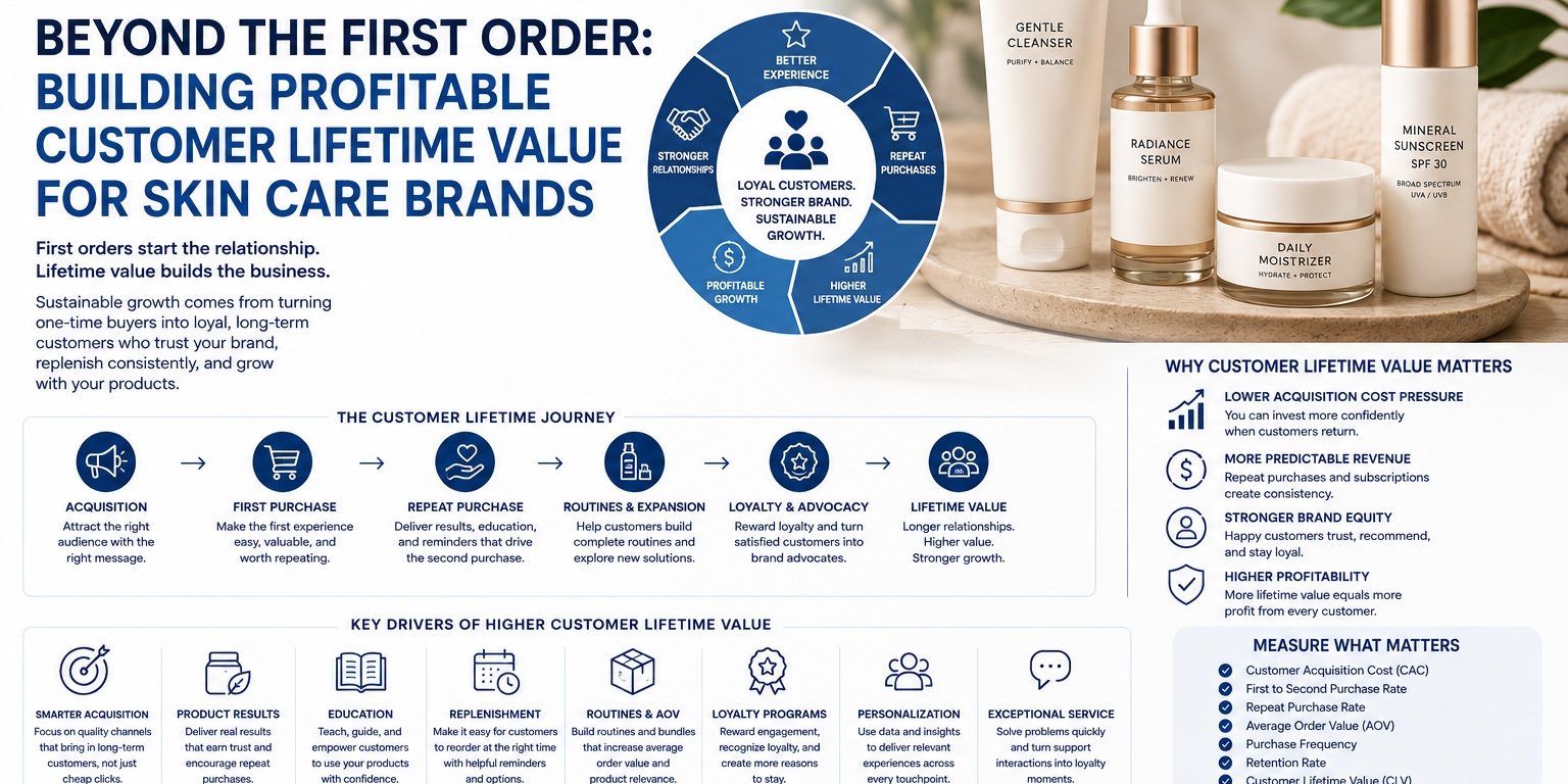 Building Profitable Customer Lifetime Value for Skin Care Brands
