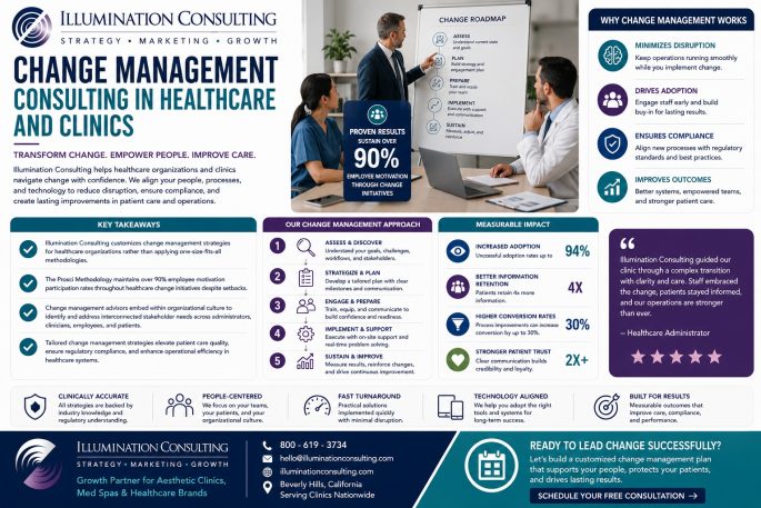 Change Management Consulting in healthcare and clinics
