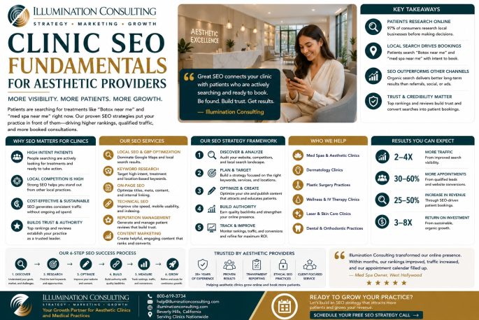 Clinic SEO Fundamentals for Aesthetic Providers