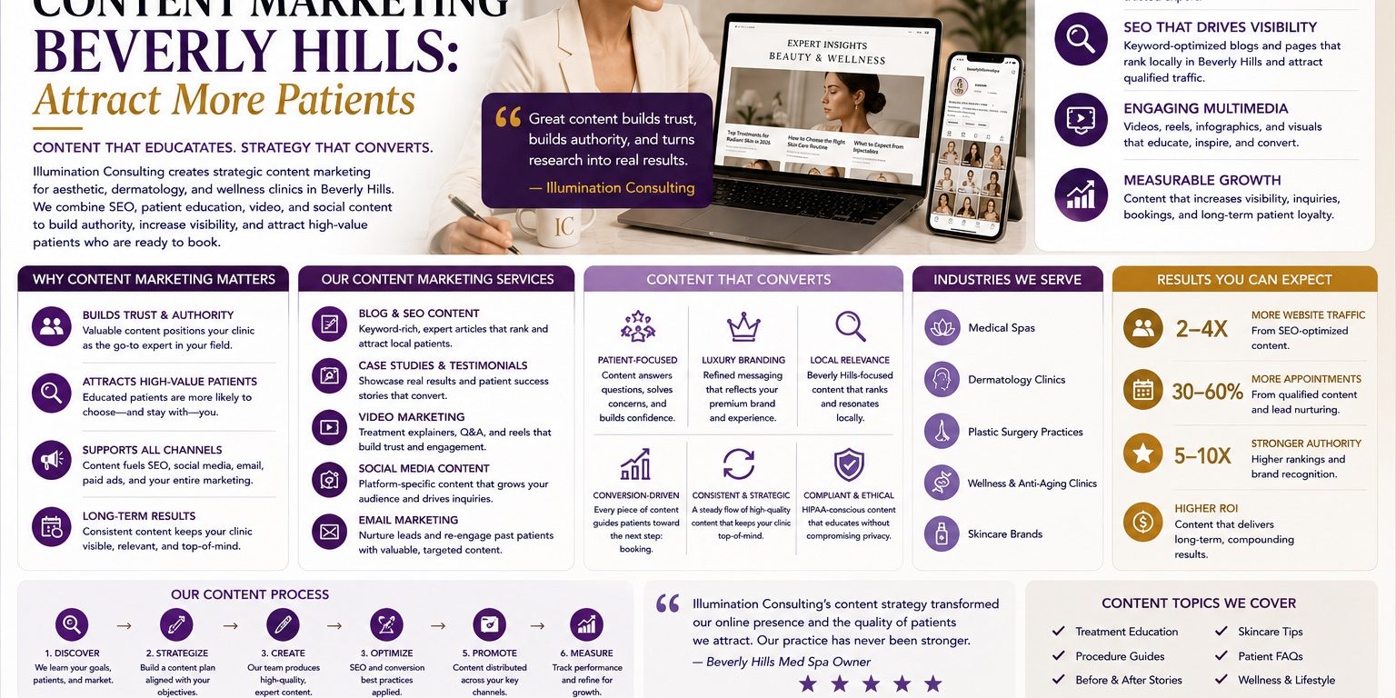 Content Marketing Beverly Hills Attract More Patients Content Marketing Beverly Hills Attract More Patients