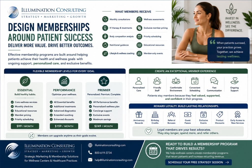 Design Memberships around Patient Success