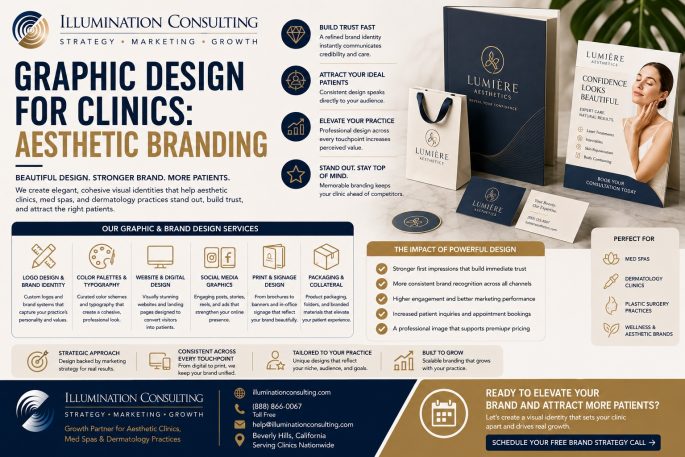 Graphic Design for Clinics Aesthetic Branding